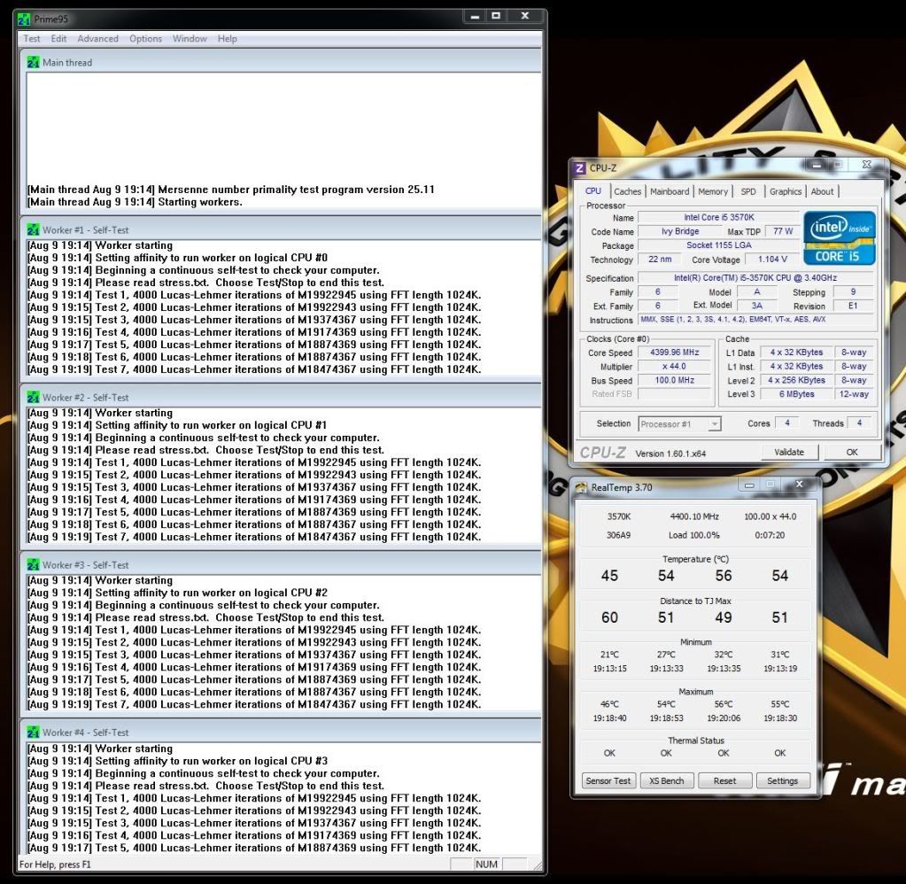 Overclocking 3570K With Stock Cooler