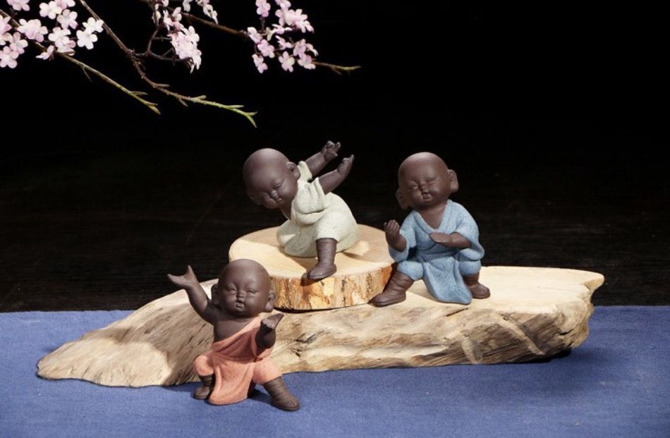 Bán tượng gốm tử sa- Tượng phật xông trầm - 6