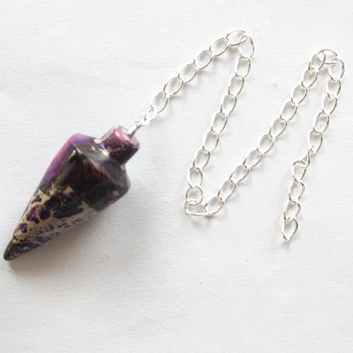 Beautiful-Mixed-Color-Sea-Sediment-Jasper-Pyrite-Pendulum-pendant-bead-C-0115