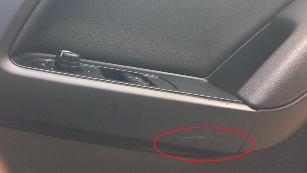 2009 A5 Inner Grab Handle Cover For Driver Side Door