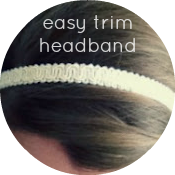 trim headband