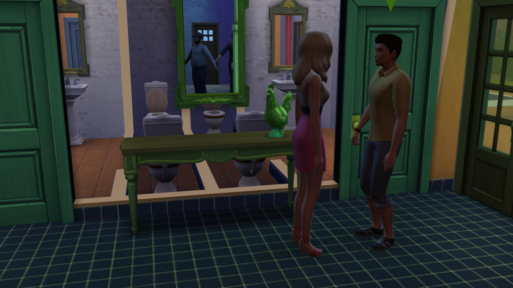 Weird, yet funny mirror glitch. — The Sims Forums