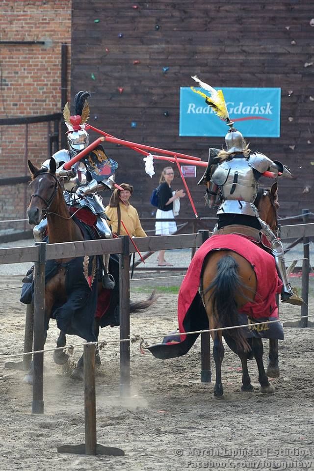 Sean George jousts Wouter Nicolai at Gniew 2014 (photo by Studio A)