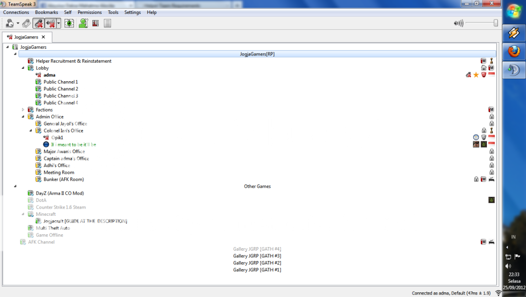 Jogjagamers Teamspeak Server [Updated - 14/JUN/16] - Announcement