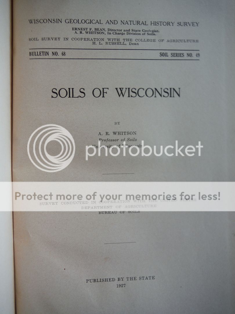 Image 1 of Wisconsin Geological and Natural History Survey: Soils of Wisconsin, Bulletin No