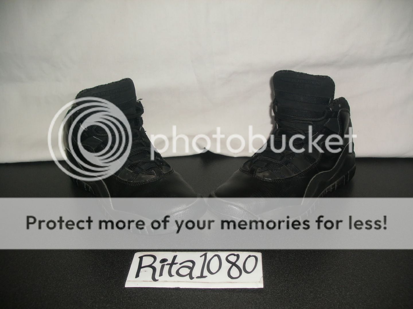 Air Jordan X Retro Black/White 2005 SZ.6Y  