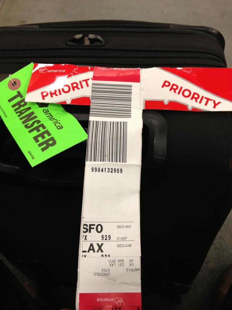 virgin america baggage